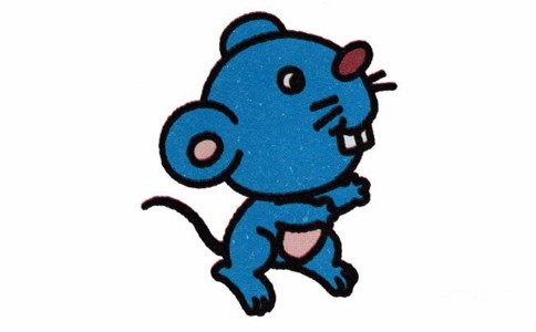 机灵的老鼠简笔画