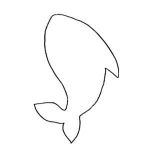 动物的画法 鲨鱼