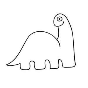 幼儿园小班恐龙简笔画