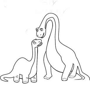 恐龙妈妈和恐龙宝宝