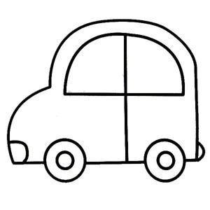 幼儿学画小汽车