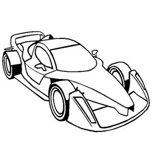 Hulme超级跑车简笔画图片