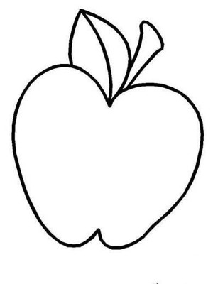 儿童简笔画：苹果