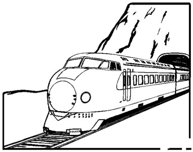 交通工具蒸汽小火车,图片,简笔画