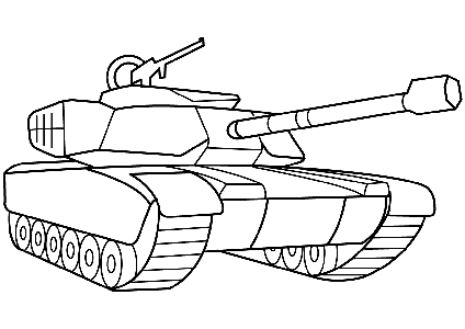 简单易学的坦克简笔画