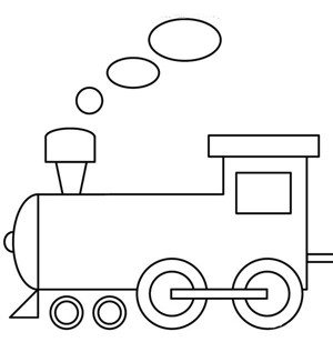 火车头的画法图片