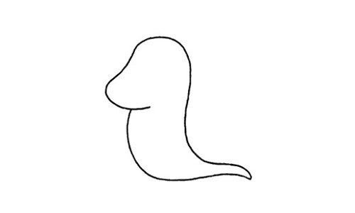 蜗牛简笔画 简单的画法步骤图