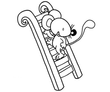 小老鼠爬楼梯