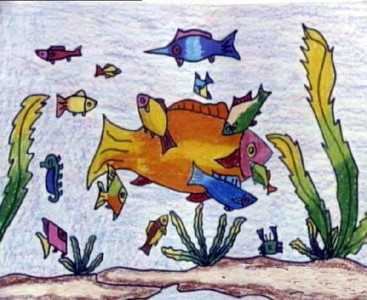 数字油画-海底世界
