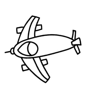 幼儿简笔画小飞机