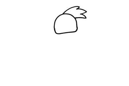 啄木鸟简笔画彩色画法 步骤图文教程