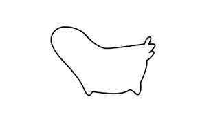 公鸡简笔画 超简单的公鸡简笔画画法步骤图片大全