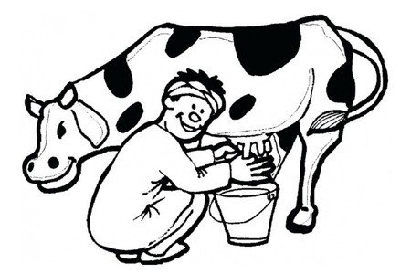 牛奶工简笔画图片图片