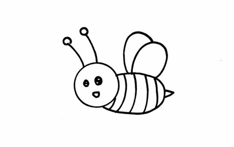 qq红包蜜蜂怎么画 qq红包蜜蜂简笔画画法步骤图片