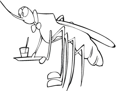 卡通蚊子简笔画图片
