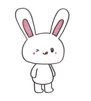 小兔子简笔画可爱图片