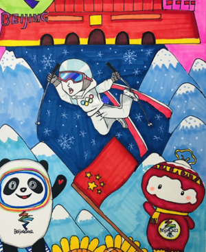 冬奥会奥运冠军简笔画图片