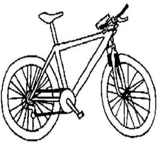自行车怎么画