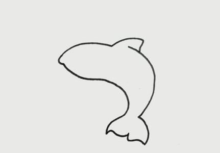 帅气鲨鱼简笔画怎么画