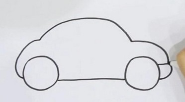 甲壳虫汽车简笔画儿童画怎么画