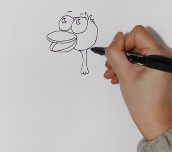 鸵鸟简笔画儿童画简单