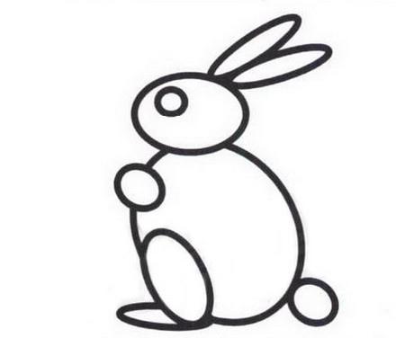 2023兔年兔子简笔画怎么画（兔子简笔画步骤）