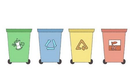 垃圾分类垃圾桶简笔画怎么画